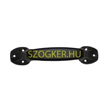 AMIG 5/10521 TIRADOR UTOLSÓ DB MEREVHÚZÓ 145mm FÉNYES FEKETE ÍVELT TALP,SAJTOLT,KÜLSŐ CSAV