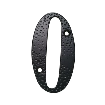 AMIG 1/9857 AJTÓSZÁM CSAVAROZHATÓ 0 100mm FEKETE KOVÁCSOLT VAS JELLEGŰ
