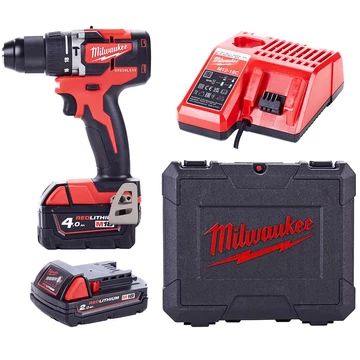 AKKUS FÚRÓ-CSAVAROZÓ 18V M18CBLPD-422C 1-1DB 2/4Ah AKKU MILWAUKEE 4933472116