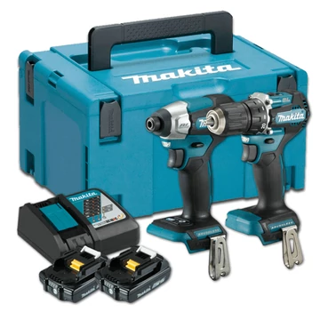 MAKITA DLX2423AJ GÉP KÉSZLET DDF487Z+DTD157Z 18V 2*2,0AH AKKUVAL