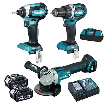 MAKITA DLX3125TX1 GÉP KLT.DDF484Z,DGA506,DTD153