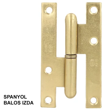 AMIG 403/294 IZDA HARMÓNIKAAJTÓ PÁNT 95*52*2mm REZEZETT SZÖGLETES-SIMA BAL