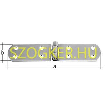 LÁDAPÁNT 180(175)mm*35*2 HORG. ÍVELT SZÉLLEL VORMANN 28180Z
