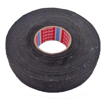 TESA SZALAG SH BANDÁZS SZALAG 25mm/25FM FEKETE TEXTIL ANYAG