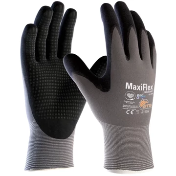 VÉDŐKESZTYŰ SZÜRKE-FEKETE 10 MAXIFLEX ENDURANCE 42-844 ATG VO-A3125/10