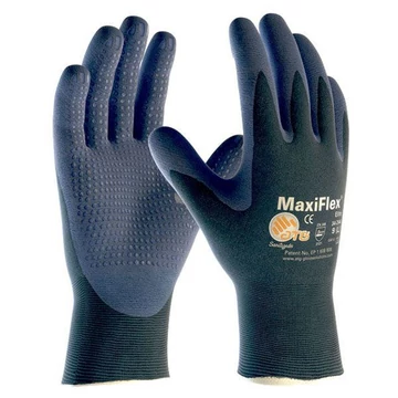 VÉDŐKESZTYŰ KÉK PÖTTYÖS 10 MAXIFLEX ELITE 34-244 ATG VO-A3100/10