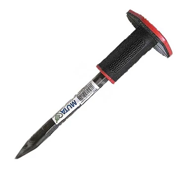 BETONVÉSŐ HEGYES 300mm KÉZVÉD. SZÜRKE-PIROS SZÍNŰ IMPORT