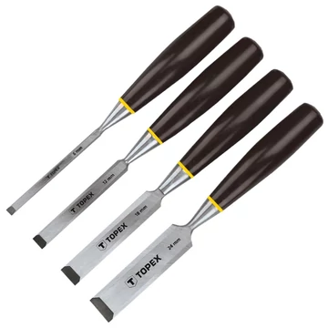 TOPEX 09A310 FAVÉSŐ KÉSZLET 4db-os PROFI 6,12,18,24mm