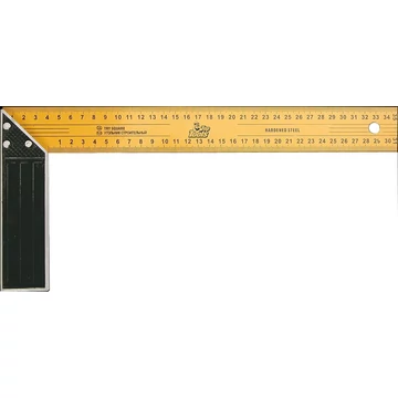 TOPEX 30C333 DERÉKSZÖG ALU 250mm TOP TOOLS SÁRGA-FEKETE