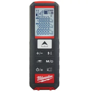 TÁVOLSÁGMÉRŐ LÉZERES LDM 50M HATÓTÁVOLSÁG MILWAUKEE 4933447700