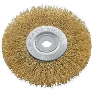 MODECO 69144 KÖRKEFE D150/22.2LYUK 0.35ACÉL HULLÁMOS DRÓTTAL REZEZETT