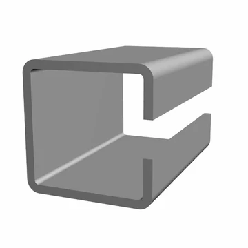 ÚSZÓKAPU SÍN  C ALAKÚ NATÚR 60*60*4mm 6M/DB. 37KG/DB MAGYAR