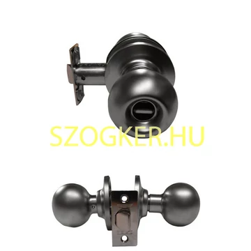 TESA 390060CR GOMBOS BEJÁRATI AJTÓZÁR 60mm CSILLOGÓ KRÓM RETESZ+CIL