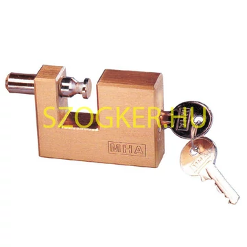 U-LAKAT (REDŐNYLAKAT) 8-90mm SÁRGARÉZ 2DB KULCCSAL MHA