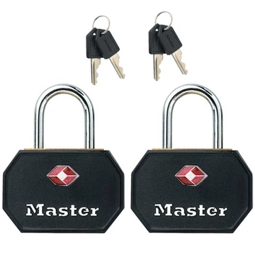 MASTERLOCK 4681EURTBLK POGGYÁSZLAKAT 23mm 2DB FEKETE