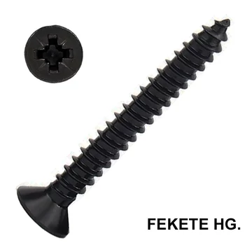 FAFORGÁCSLAPCSAVAR SF D4.5*40 DIN 7505 FEKETE HG. KH PZ TM IMPORT EGYEDI UTOLSÓ DARABOK