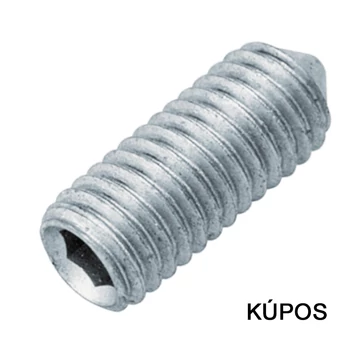 HERNYÓCSAVAR BK M8*12 DIN 914-45H HG. KÚPOS IMPORT EGYEDI UTOLSÓ DARABOK
