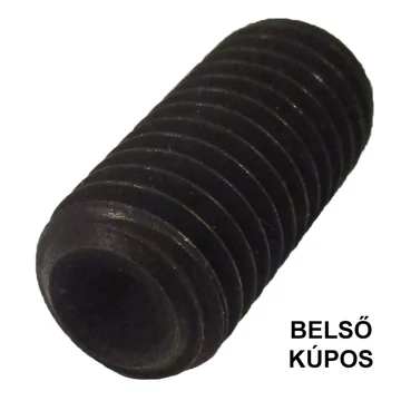 HERNYÓCSAVAR BK M12*12 DIN 916-45H NAT. BELSŐKÚPOS IMPORT