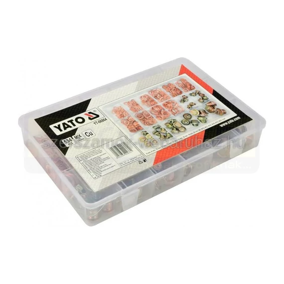 YATO 06864 RÉZ ALÁTÉT ÉS OLAJTEKNŐ CSAVAR D6-D20 - M8-M20 /534DB-OS KLT