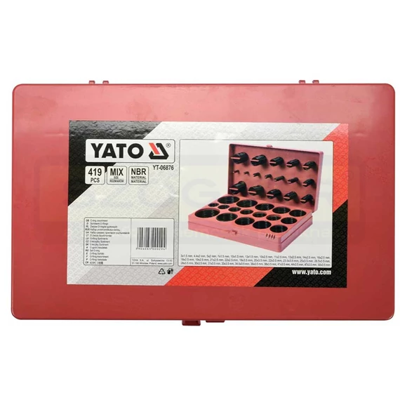 YATO 06876 GUMI O-GYŰRŰ KÉSZLET 419DB D3-D50