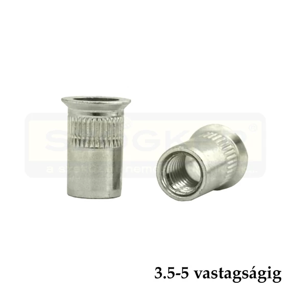 SZEGECSANYA M4 SÜLLYFEJŰ ACÉL 3.5-5 VASTAGSÁGIG