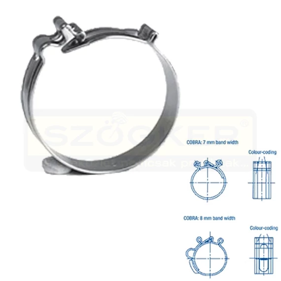 BILINCS 11,5/7mm W4 COBRA PRÉSELHETŐ INOX NORMA 1077000115