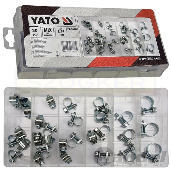 YATO 06783 KÁBELBILINCS KÉSZLET 6-16mm 30 RÉSZES