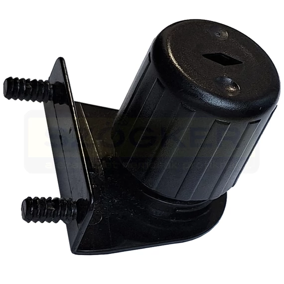 BÚTORLÁB 30*30mm MŰANYAG OLDAL KONZOLLAL FEKETE IMPORT UTOLSÓ DARABOK