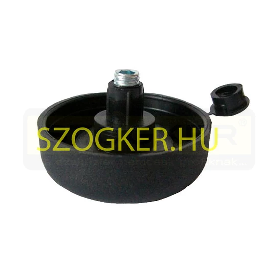 SZINTEZŐLÁB 50*27mm HENGER ALAKÚ FEKETE MŰANYAG MAGYAR MG-SR-5027