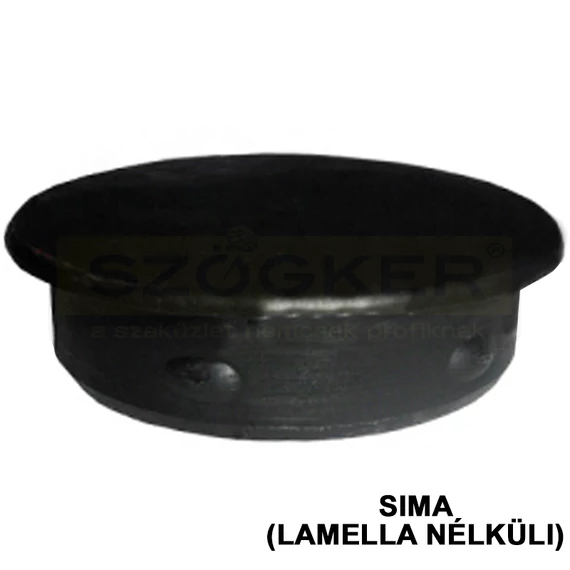 CSŐDUGÓ 6/4c D48,25mm FEKETE SIMA 1-2 FALVASTAG MAGYAR, UTOLSÓ DARABOK!