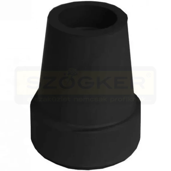 CSŐLÁBVÉG POLI-GUMI D20*50mm ERŐSÍTETT TALPAS FEKETE MAGYAR