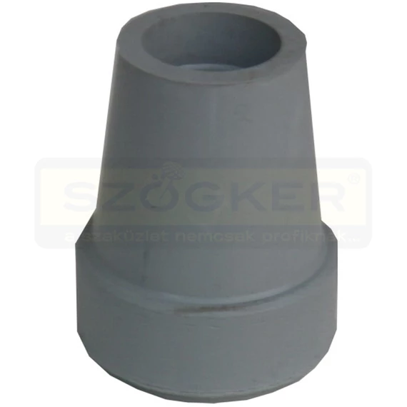 CSŐLÁBVÉG POLI-GUMI D22*52mm ERŐSÍTETT TALPAS SÖTÉT SZÜRKE MAGYAR