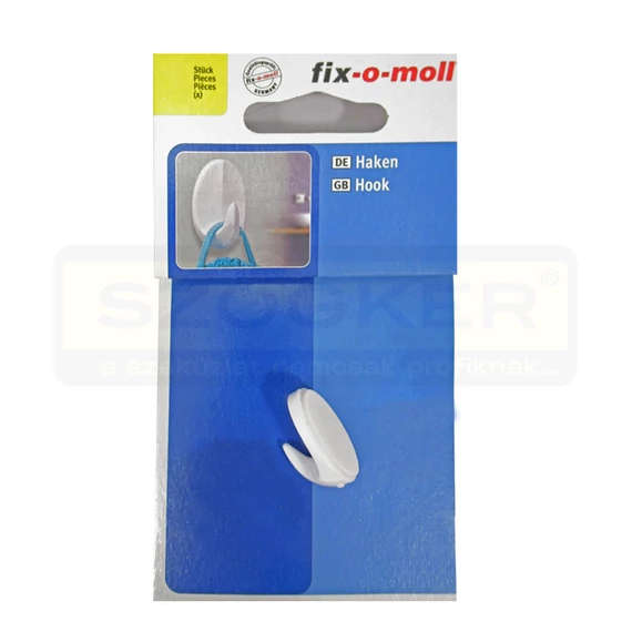 FIX-O-MOLL 3566706 AKASZTÓ ÖNTAPADÓS 54*32mm FEHÉR
