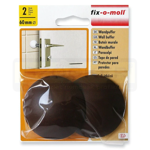 FIX-O-MOLL 3566611 ÜTKÖZŐ FALI ÖNTAPADÓS D60mm BARNA 02DB/CSOMAG