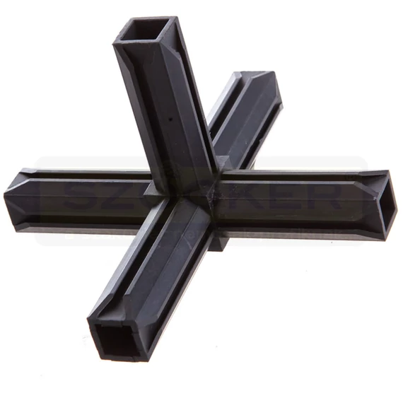 ZÁRTSZELVÉNY ÖSSZEKÖTŐ 20/20 3D1 KERESZT MŰA.FEK. 1-1.5 FAL VKF 51.0153.11