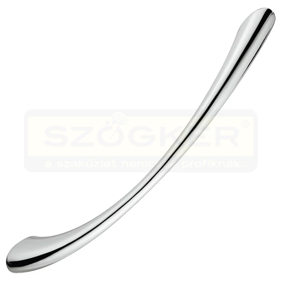 BÚTORFOGANTYÚ ÍVES 96mm D10 CSILLOGÓ KRÓM 112*30mm IMPORT