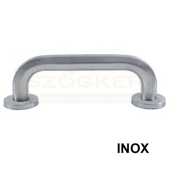 AJTÓHÚZÓ U ALAKÚ D25*400mm INOX ALU.MATTKRÓM EGYOLD.RÖGZ. IMPORT 1530056 DH900
