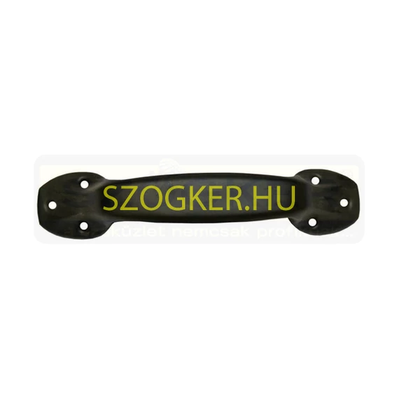 AMIG 5/10521 TIRADOR UTOLSÓ DB MEREVHÚZÓ 145mm FÉNYES FEKETE ÍVELT TALP,SAJTOLT,KÜLSŐ CSAV