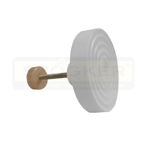 BÚTORGOMB MŰANYAG D52mm FEHÉR MAGYAR K6