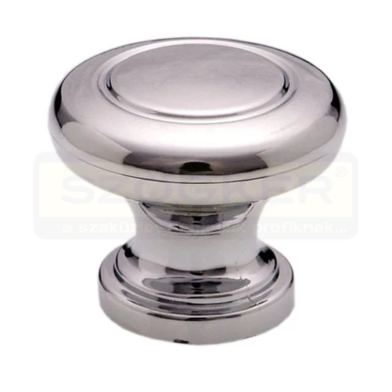 FOREST 10007801300 BÚTORGOMB MŰANYAG D32mm CSILLOGÓ KRÓM