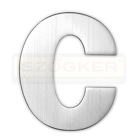 AJTÓBETŰ INOX C KICSI CSAVAROZHATÓ 90mm MAESTRO 93031