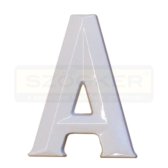 HÁZBETŰ FEHÉR ÖNTÖTT A ÜTHETŐ CSAPPAL, TIPLIVEL 80mm MAGYAR N°302