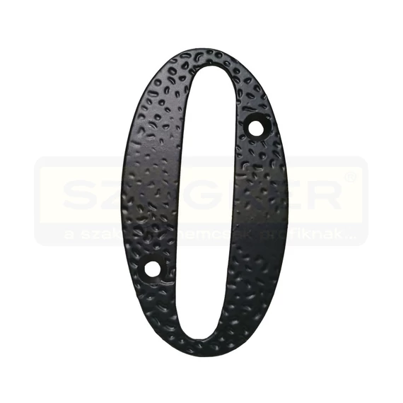 AMIG 1/9857 AJTÓSZÁM CSAVAROZHATÓ 0 100mm FEKETE KOVÁCSOLT VAS JELLEGŰ