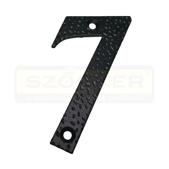 AMIG 1/9864 AJTÓSZÁM CSAVAROZHATÓ 7 100mm FEKETE KOVÁCSOLT VAS JELLEGŰ