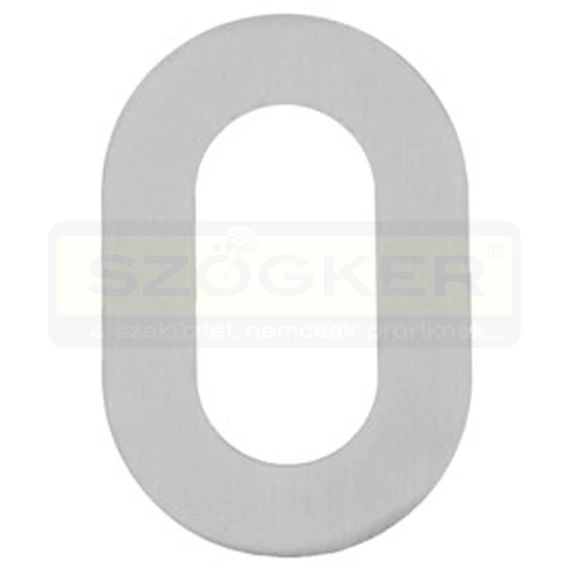 HÁZSZÁM INOX 0 RAGASZTHATÓ-TIPLIZHETŐ 120mm MAESTRO 93020