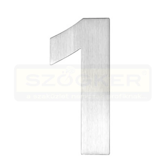 HÁZSZÁM INOX 1 RAGASZTHATÓ-TIPLIZHETŐ 120mm MAESTRO 93021