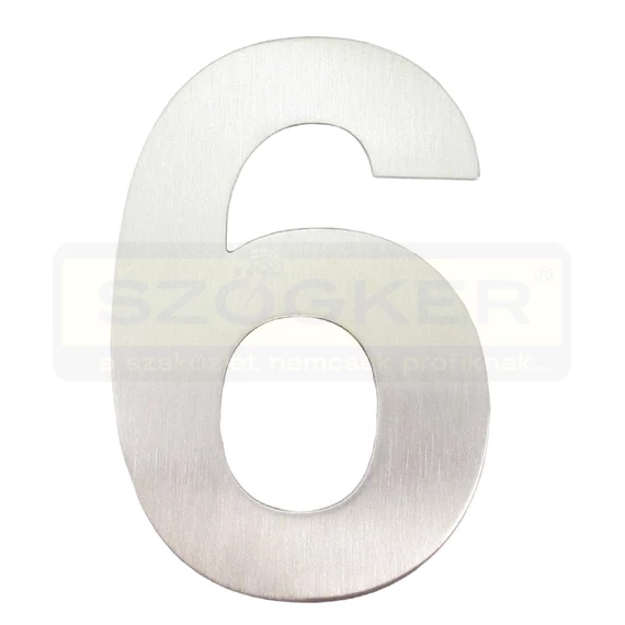 HÁZSZÁM INOX 6/9 RAGASZTHATÓ-TIPLIZHETŐ 120mm MAESTRO 93026