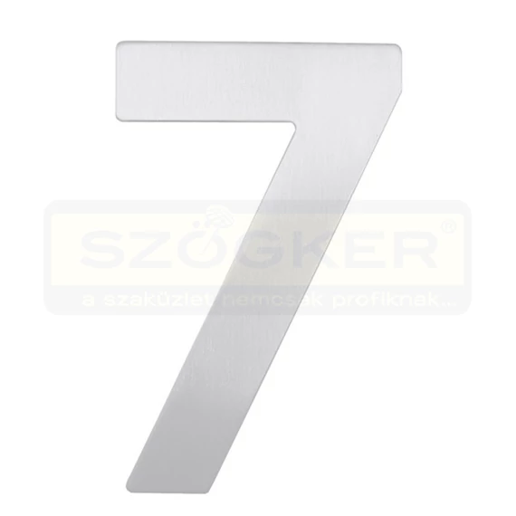 HÁZSZÁM INOX 7 RAGASZTHATÓ-TIPLIZHETŐ 120mm MAESTRO 93027