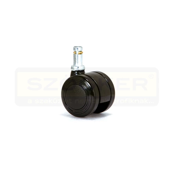 FOTELGÖRGŐ CSAPOS MŰANYAG D50 SZ-FEKETE D11*23 TB:45Kg AVO 172N/50