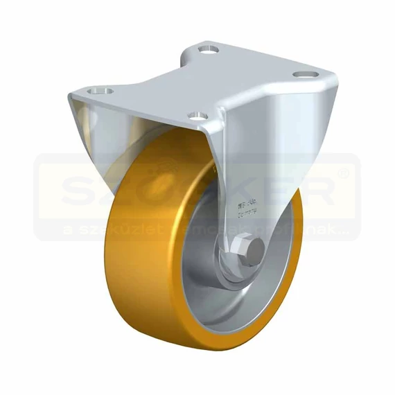 KERÉK POLIURETÁN ALUAGY FIX D125 GOLYÓSCSAPÁGYAS TB:250KG BLICKLE B-ALTH 125K